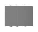 4-Fold ISO Clipboard - Silver